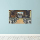 テトン国立公園、WY – アルター キャンバスプリント (インサイチュ (ウッドフロア))