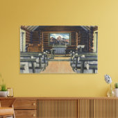 テトン国立公園、WY – アルター キャンバスプリント (インサイチュ (リビング))