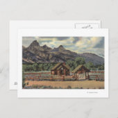 テトン国立公園(WY) ポストカード (正面/裏面)