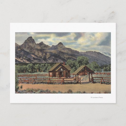 テトン国立公園(WY) ポストカード (正面)