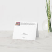 テトン山脈(反射ノートカード付き) サンキューカード (裏面)