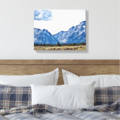 テトン6976 キャンバスプリント (インサイチュ (寝室))