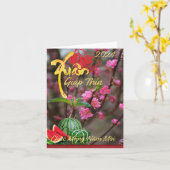 テト ベトナムの新年おめでとう 2024 カード (黄色い花)