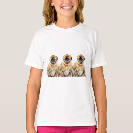 テナガザル Tシャツ (正面)