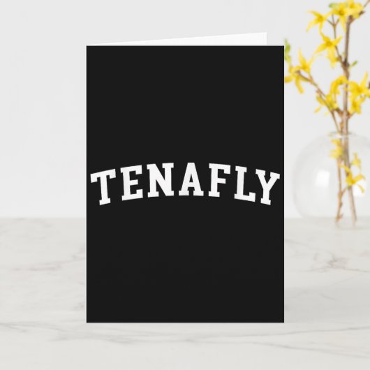 テナフライ カード (黄色い花)