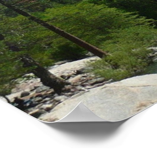 テナヤクリークinヨセミテ国立公園 ポスター (角)