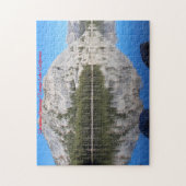 テナヤ湖カリフォルニア州。クリスマスの挨拶 ジグソーパズル (縦)