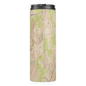 テナヤ湖，カリフォルニア州の地形図 タンブラー (裏面)