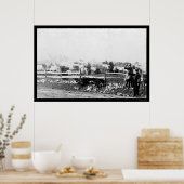 テナリータウンの歩兵とキャンプ1864 ポスター (キッチン)