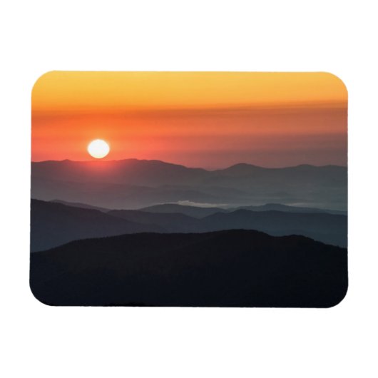 テナント山、墓場エリア、日の出 マグネット (横)