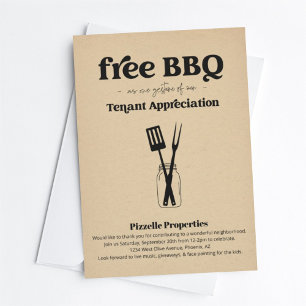 テナント鑑賞事業BBQパーティー 招待状