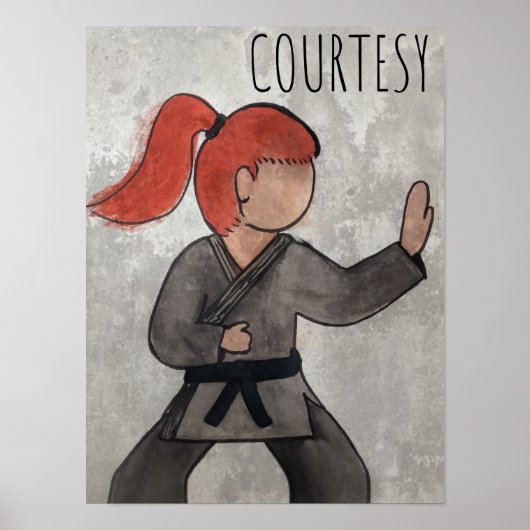 テナント・オブ・武術・アーツ – 厚意 ポスター (正面)