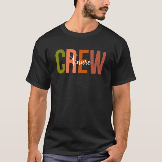 テナーレ教授おめでとうテニュアクルー先生10 Tシャツ (正面)