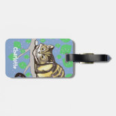 テニエルを拠点に活動するチェシャーキャット ラゲッジタグ (裏面横)