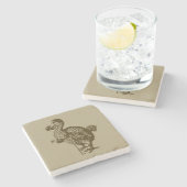 テニエルズドードマーブルストーンコースター ストーンコースター (横)