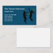 テニクールスインストラクターテーマ 名刺 (正面/裏面)