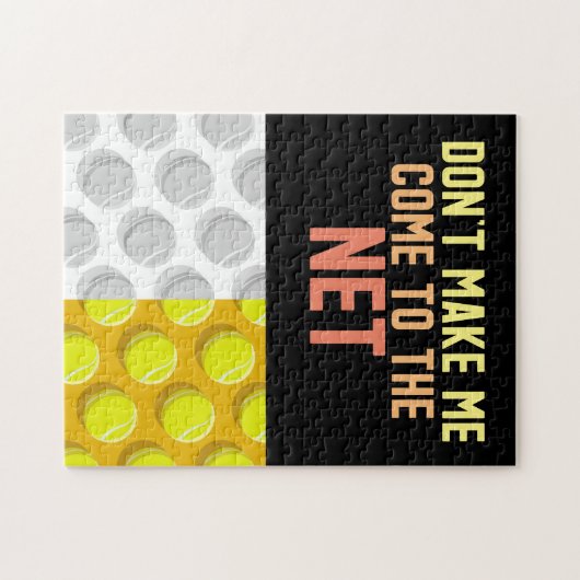 テニスおもしろいことわざ引用文 ジグソーパズル (横)