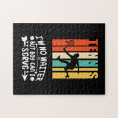 テニスおもしろいことわざ引用文 ジグソーパズル (横)