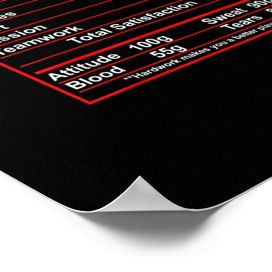 テニスおもしろいの栄養事実女性男性 ポスター (角)