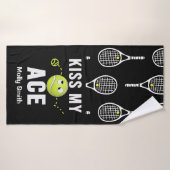 テニスおもしろいキスMy Ace for Player バスタオル (バスタオル)