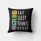 テニスおもしろいス食べポーススリープテニス クッション (裏面)