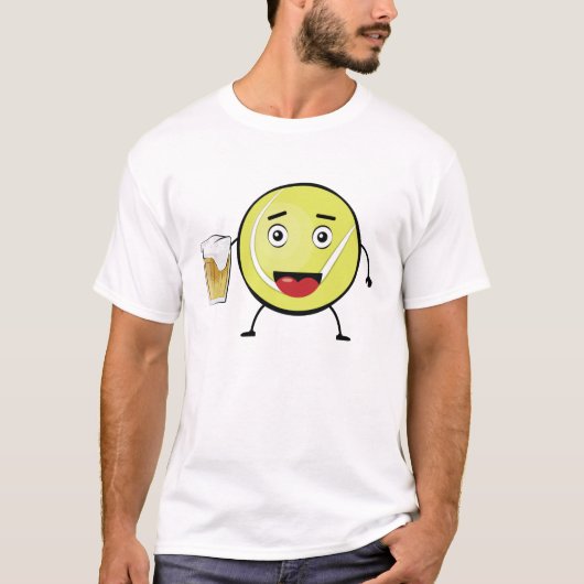 テニスおもしろいデザイン Tシャツ (正面)