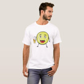 テニスおもしろいデザイン Tシャツ (正面フル)