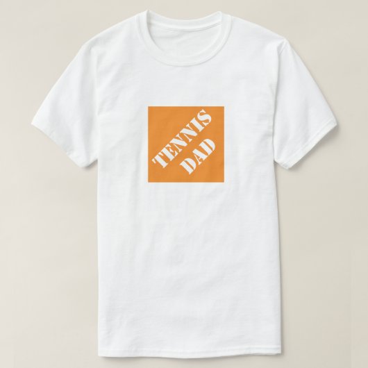 テニスおもしろいパパユーモアのあるパパ父の日贈り物 Tシャツ (デザイン正面)