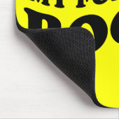 テニスおもしろいマウスパッド:私の前腕の岩 マウスパッド (コーナー)