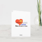 テニスおもしろいラブマシン用グリーティングカード カード (裏面)