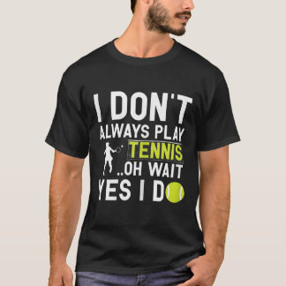テニスおもしろい好き選手のギフト Tシャツ