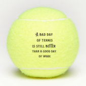 テニスおもしろい引用文 テニスボール (正面)