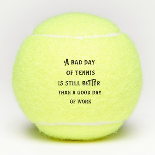 テニスおもしろい引用文 テニスボール (正面)