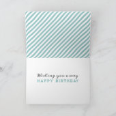 テニスおもしろい誕生日 カード (内部)