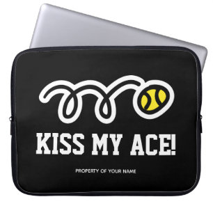 テニスおもしろい選手ギフト – キスマイace 15インチ ラップトップスリーブ