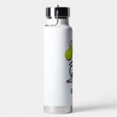 テニスおもしろい選手パーソナライズされた ウォーターボトル (右面)