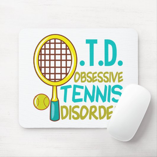 テニスおもしろい マウスパッド (マウス)