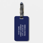 テニスおもしろい ラゲッジタグ (裏面縦)