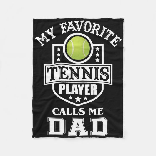 テニスお気に入りの選手がFaにパパマッチングを呼び出す フリースブランケット (正面)