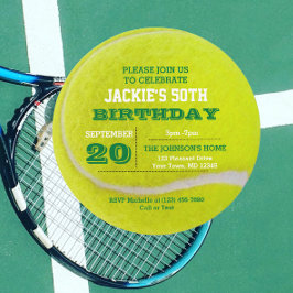 テニスお祝い招待状 招待状