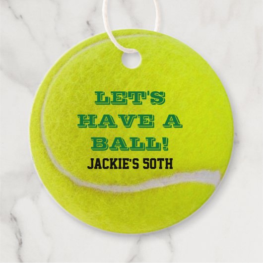 テニスお祝い フェイバータグ (正面)