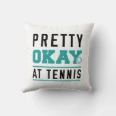 テニスかわいらしで大丈夫 クッション (裏面)