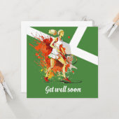 テニスが上手になる カード (正面/裏面インサイチュ)