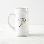 テニスが大好きなのになぜ熱くなる ビールジョッキ (左)