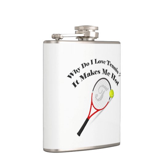 テニスが大好きなのになぜ熱くなる フラスク (右)