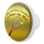 テニスが大好きなのになぜ熱くなる(金ゴールド) セラミックノブ (右)