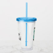 テニスが大好きな女の子 |テニス選手のギフト アクリルタンブラー (右)