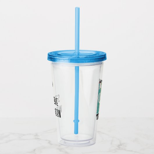 テニスが大好きな女の子 |テニス選手のギフト アクリルタンブラー (右)