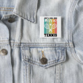 テニスが大好きな女の子 |テニス選手のギフト 缶バッジ (インサイチュ)