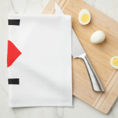 テニスが大好き キッチンタオル (四つ折り)